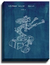 Short Circuit Movie Number 5 Robot Patent Print Midnight Blue on Canvas - $39.95+