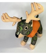 Mossy Oak Camouflage Deer in Hunting Vest Stuffed Animal Plush Toy 15” - £6.16 GBP