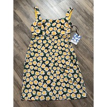 Diane Von Furstenberg x Target Mini Shift Dress Poppy Yellow Black Size ... - $15.44