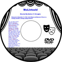 McLintock 1963 DVD Film Western Romantic Comedy Andrew V. McLaglen John Wayne Ma - £3.93 GBP