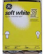 GE 38 Watt 120 Volt A19 Soft White Incandescent Bulbs 40 Watt Replacemen... - $221.29 MXN
