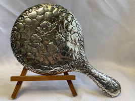 Antiq Sterling Silver Foxall Co Birmingham Cherub Vanity Hand Mirror Art... - £180.84 GBP