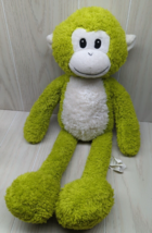 Pier One 1 Imports Max Green White Monkey 20-21&quot; Plush Stuffed Animal - £46.97 GBP