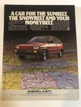 1988 Subaru Justy Vintage Print Ad Advertisement pa11 - $6.92