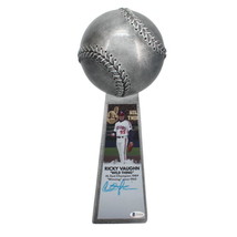 Charlie Sheen &#39;Ricky Vaughn&#39; Autographed &quot;Wild Thing&quot; Trophy Beckett - £179.13 GBP