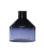 Blue Soda Lime Glass Bottle Vase 6&quot;H - $49.60