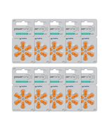 PowerOne Size 13 Batteries Zinc Air P13, 5 Pack (60 Batteries) - $89.99