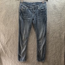 Ariya Women&#39;s Jeans Size 9/10 Bootcut Dark Wash Low Rise Denim Blue Back... - $11.20