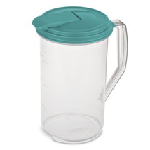 2 Qt. round Pitcher Plastic, Blue Atoll - £17.73 GBP