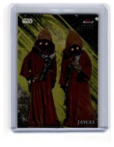 2018 Topps Finest Star Wars Gold Refractor 37/50 #53 Jawas - £17.42 GBP