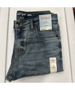 Cat And Jack Boys Husky Skinny Stretch Blue Jeans Size 14 Husky NWT - $16.82