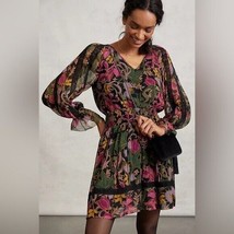 Anthropologie Genevieve Lace Mini Dress Size Medium - £37.11 GBP