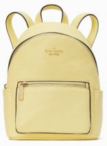 Kate Spade Leila Dome Backpack Yellow Pebbled Leather KB650 NWT $359 Retail FS - £99.52 GBP