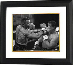 Mike Tyson signed Boxing 16X20 Photo Custom Framed- JSA Hologram (with Rocky- He - £143.84 GBP