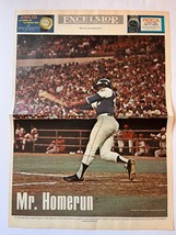 VTG Mexican Supplement Sports Newspaper Baseball Player cover HANK AARON... - £21.71 GBP