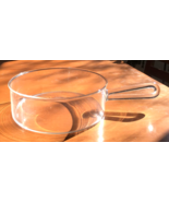 Boda Nova Sweden MCM Clear Glass Bowl w/ Handle 2&quot;H 7&quot;W by Signe Persson... - $10.99