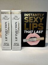 2 X Too Faced Lip Injection Extreme Instant &amp; Long Term Plumper 1.5g/0.0... - $12.82