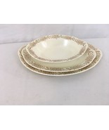 Taylor Smith Taylor Vtg USA Made Set of 3 Serving Platters Bowl - $18.81