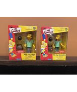 The Simpsons Playmates World Of Simpsons Pin Pal Moe And Mr. Burns New I... - $50.00