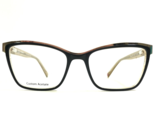 GX by Gwen Stefani Eyeglasses Frames GX082 BLK Black Gold Houndstooth 52... - $55.88