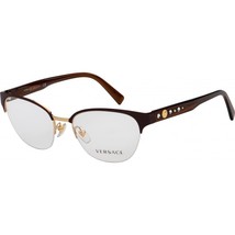 Versace Eyeglasses VE1255B 1435 52mm Dark Red Gold / Demo Lens - $2,054.08 MXN