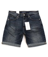 Calvin Klein Jeans Faded Black Denim Stretch Cotton Shorts Men&#39;s Size 32... - £78.46 GBP