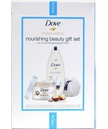 Dove Limited Edition Nourishing Beauty Exfoliating Body Polish 3 Piece G... - £24.48 GBP