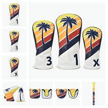 PRG GOLF ORIGINALS ENDLESS SUMMER. WOOD AND PUTTER HEADCOVERS, ALIGNMENT... - £18.64 GBP+