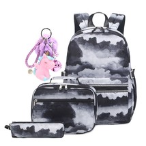 Teen Girls School Backpack Kids Bookbag Set with Lunch Box Pencil Case Travel La - £57.35 GBP