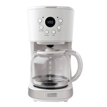 Haden 75061 Heritage 12-Cup Programmable Drip Coffee Maker, Ivory - £55.46 GBP