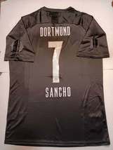 Jadon Sancho Borussia Dortmund 110 Anniversary Match Black Soccer Jersey 2019-20 - £87.91 GBP