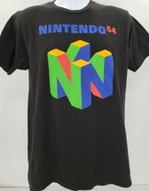 Nintendo 64 Black S/S T-Shirt Mens Size L - £19.98 GBP