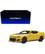 Chevrolet Camaro ZL1 Bright Yellow 1/18 Model Car by Autoart - $364.48 CAD