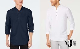 I.n.c. Mens Four-Button Linen Shirt - $27.00