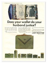 Lady Buxton Skylark French Purse Wallet Vintage 1968 Full-Page Magazine Ad - $13.32 CAD