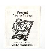 1975 US Savings Bonds Stocks Money Advertisement Financial Saving C82QST - $28.18 CAD