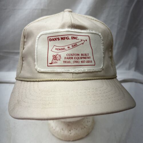 trucker hat baseball cap Vintage Mesh SnapBack Patch Dans Mfg. Inc Hense... - $39.99
