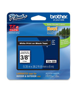 Brother TZe325 9mm 3/8&quot; white on black P-touch TZ tape PT H100 P700 2030... - £27.52 GBP