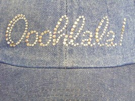 Christine Alexander Baseball cap hat NWT adjustable light denim Ooohlala - $446.66 MXN