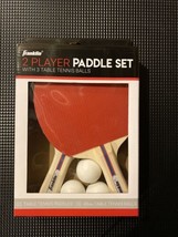 Table Tennis Ping Pong Paddle Set with 3  Balls Franklin Brand New Unopened - $8.14