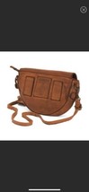 Harbour 2nd Cognac Moon Genuine Leather Clutch Belt Bag Crossbody NWT - £60.74 GBP