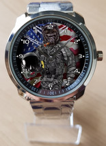 Gorilla Astronaut Flying To Moon Fun Stylish Rare Quality Wrist Watch  - £27.37 GBP