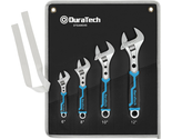 4-Piece Adjustable Wrench Set, 6-Inch, 8-Inch, 10-Inch, 12-Inch. - £51.23 GBP