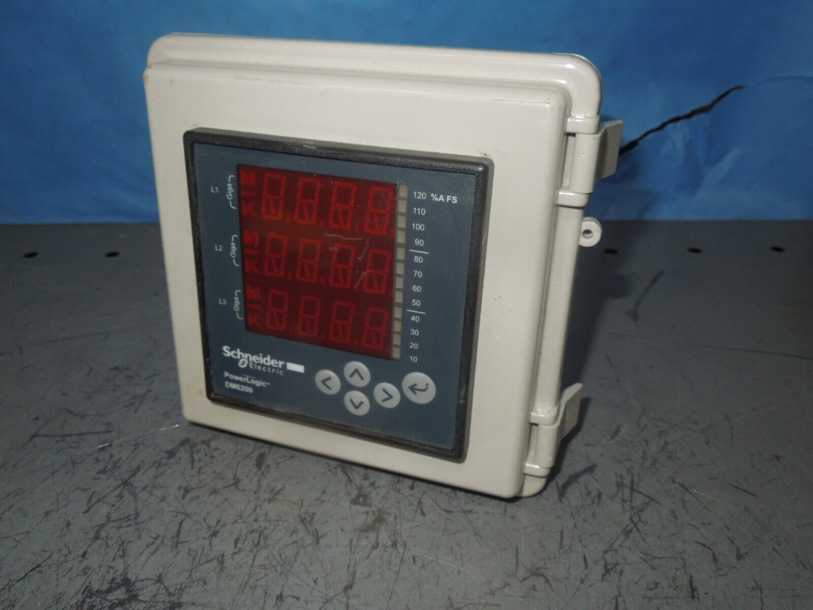Schneider Electric DM6200 PowerLogic Meter 44-277VAC 80-480VAC LL NEMA 4... - $500.00