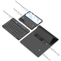 For Samsung Galaxy Z Fold5 4 Leather Flip Bluetooth Wireless Keyboard +Case +Pen - £144.00 GBP