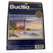 Bucilla 1998 Counted Cross Stitch Sealed Kit Safe Passage #42005 NIP New Sealed - $10.99