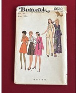 Vtg Butterick Pattern 6630 Dress Tunic Pants Miss Sz 10 1970’s - $129.80 MXN