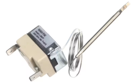 Wisco L‑300‑P, Hi Limit Thermostat, 140 °C, 250 V, 15 A, Manual Reset - $1,484.72 MXN