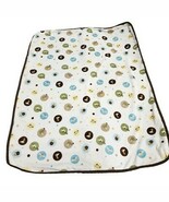 Kidsline Carters Baby Blanket White Brown Animal Polka Dot Turtle Frog B... - $148.50