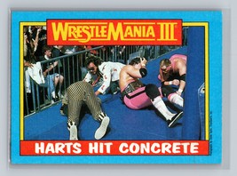 Harts Hit Concrete #57 1987 Topps WWF - £1.58 GBP